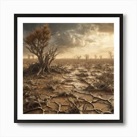 Dry Land 29 Art Print