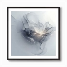 Abstract Smoke Art Print