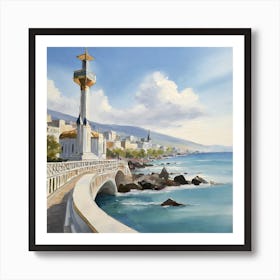 Aegean Coast Art Print