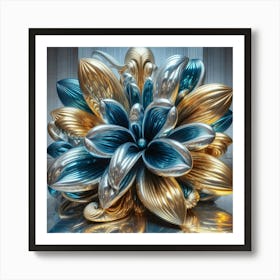 Glass flower 1 Art Print