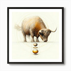 Animal Creative Portrai Illustrationt 7 Art Print