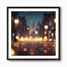 Create A Beautiful Cinematic Bokeh Background 999385713 Art Print