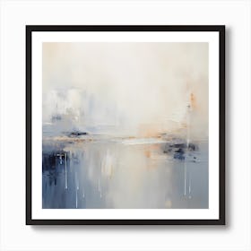 AI Tranquil Tinted Whispers Art Print