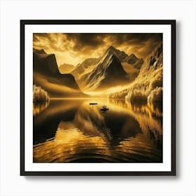 Golden Sunrise Art Print