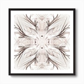 Abstract Flower Canvas Print Art Print