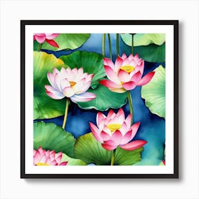 Lotus Flower 51 Art Print