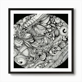 Doodle Art Art Print