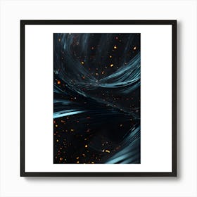 Abstract Swirls Art Print