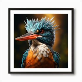 Kingfisher 4 Art Print