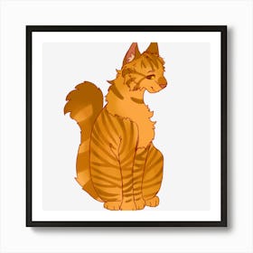 Orange Tabby Cat Art Print