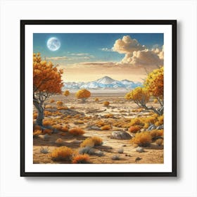 Desert Landscape 29 Art Print