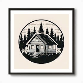 Cabin In The Woods 10 Art Print