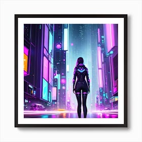 Futuristic City Art Print