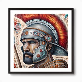 Spartan Warrior 4 Art Print