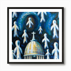 Impressionism Oil The Rapture Art Print