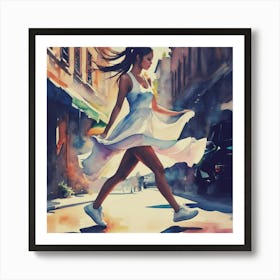 Shuffle Dancing In Cuba Art Print