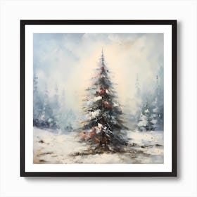 Whimsical Winter Whirl 1 Art Print