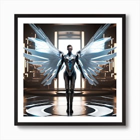 Angel With Wings Art Print