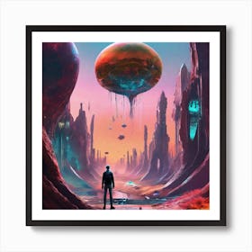 Alien Planet 2 Art Print