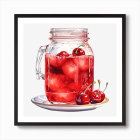 Cherry Iced Tea 7 Art Print