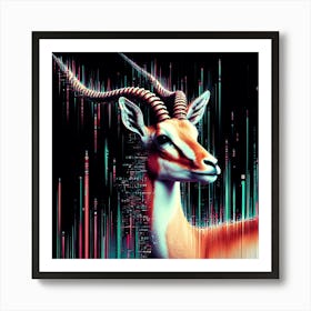 Wild Animal Illustration 132 Art Print