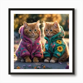 Cute Kittens Art Print