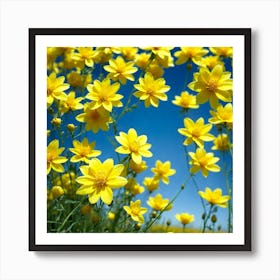 Yellow Flowers Art Print