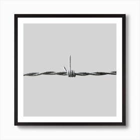 Fence Square Art Print