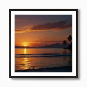 Default Create A Unique Art Of Sunset 1 Art Print