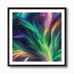 141521 Aurora Borealis, Vibrant Lights Dancing In The Nig Xl 1024 V1 0 Art Print