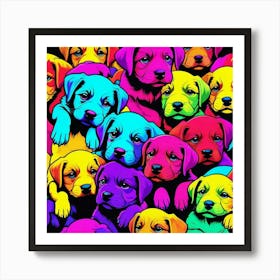 Labrador Puppies 1 Art Print