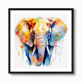 Elephant Painting 1 Art Print