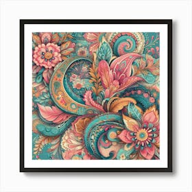 Paisley 1 Art Print