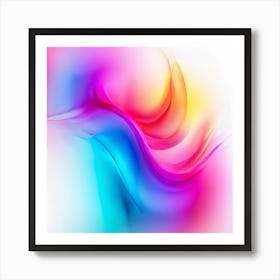 Colorful Brightness Colors Vibrant Pastel Power Gradient Vivid Luminous Radiant Bright S (13) Art Print