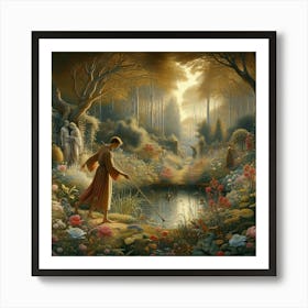 Christ In The Garden Art Print