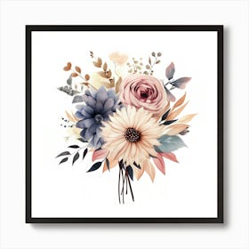 Bouquet Of Flowers 8 Art Print