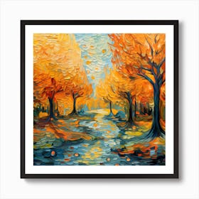 Autumn Trees 10 Art Print