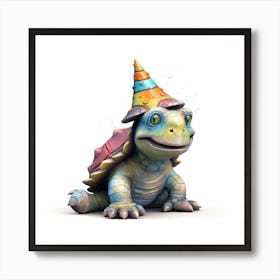 Birthday Turtle Art Print