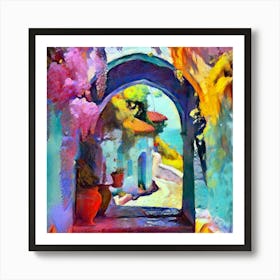 Moroccan Village 1 Art Print