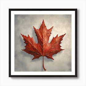 Canadian Maple Leaf Art Print