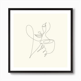 Coffee Minimalist Print Art Print