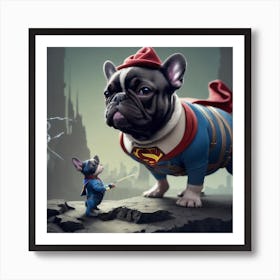 Superdog Art Print