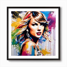 Taylor Swift 7 Art Print