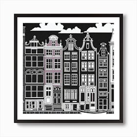 Amsterdam Cityscape 13 Art Print