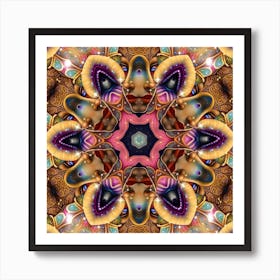 Psychedelic Mandala 15 Art Print