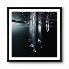 Ice Crystals Art Print