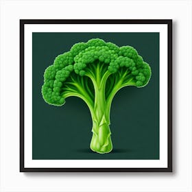 Broccoli 9 Art Print