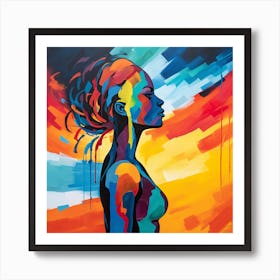 Portrait Of A Woman Art Print