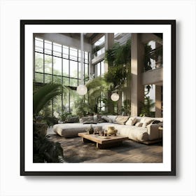 Modern Living Room 2 Art Print