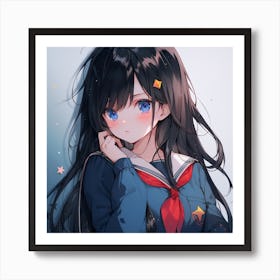 Anime Girl 19 Art Print